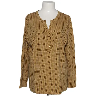 Blouse (Yellow, Black) from Ambria Cotton, Modal