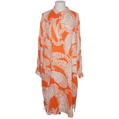 Dress (Orange, White) from Milano Italy