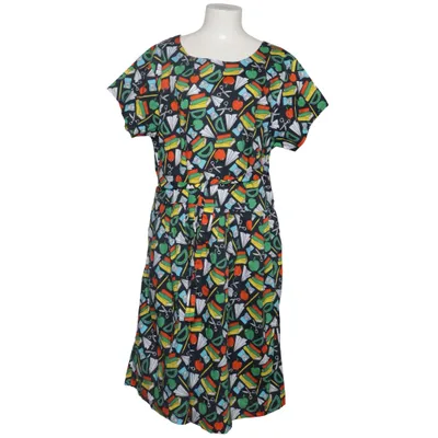 Dress (Black, Multicolored) from Run & Fly Cotton, Elastane