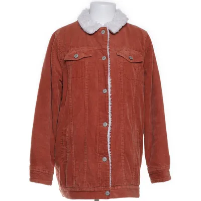 Gevoerde spijkerjas (Rood, Wit) van Denim Co