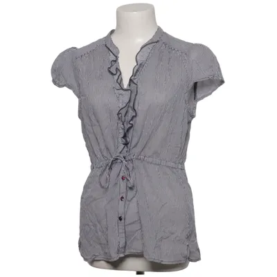 Blus (Blå, Vit) från H&M Bomull