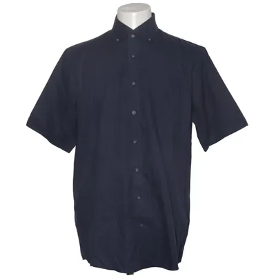 Short sleeve shirt (Blue) from Redmond Cotton