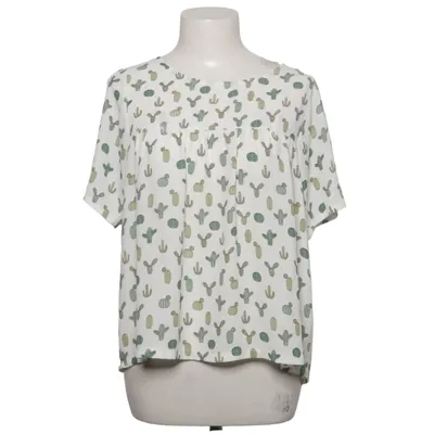 T-shirt (Vit, Grön) från Anna & Ella Polyester