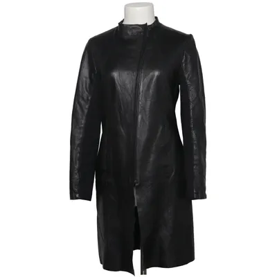 Läderkappa (Svart) från Cigno Nero Skinn