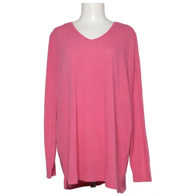 Långärmad t-shirt (Rosa) från Gina Elastan, Polyester, Viskos
