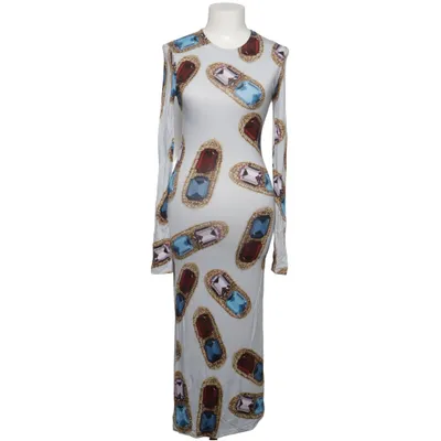 Maxi jurk (Wit, Meerkleurig) van House of Holland Elastaan, Viscose