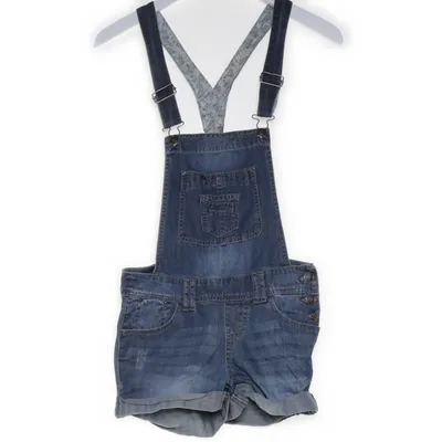 Salopette courte (Bleu) de Denim Life by Pimkie Coton, Polyester
