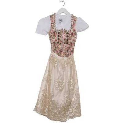 Dirndl (White, Beige, Multicolored) from Isar-Trachten