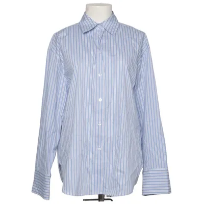 Skjorta (Blå, Vit) från Second Female Bomull, Elastan, Polyamid