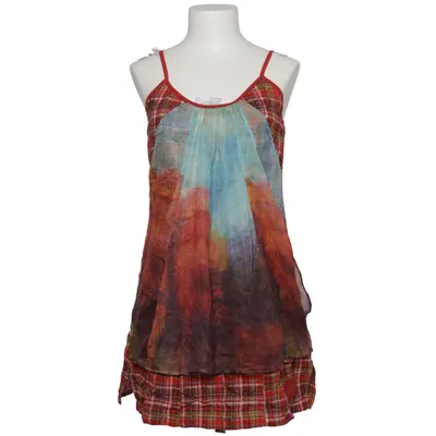 Klänning (Röd, Flerfärgad) från Aventures des Toiles Bomull, Elastan, Silke