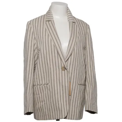 Kavaj (Beige) från Time Bomull, Polyester, Viskos, Ull