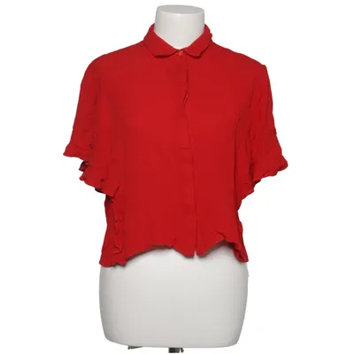 Chemise à manches courtes (Rouge) de Topshop