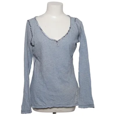 T-shirt à manches longues (Bleu, Blanc) de Better Rich Coton