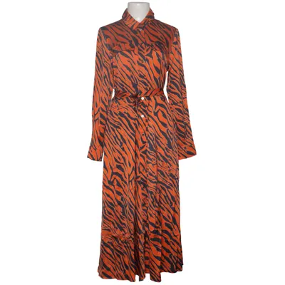 Blusenkleid (Orange, Schwarz) von Karen Millen Acetat, Viskose