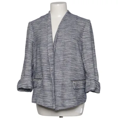 Blazer (Blå, Hvid) fra Alfani Akryl, Bomuld, Polyester