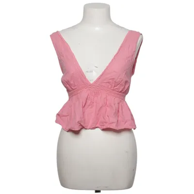 Crop top (Rose) de Zara Coton, Lin