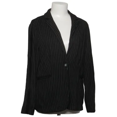 Blazer (Black, White) from Celeb Elastane, Polyester, Viscose