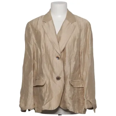 Blazer (Beige) von Frank Walder Leinen, Polyamid
