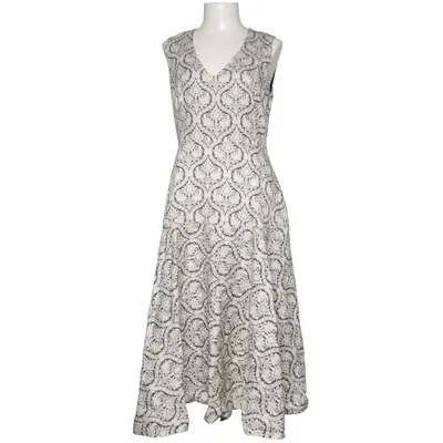 Dress (White, Black) from Twin Set Simona Barbieri Cotton, Linen, Polyester