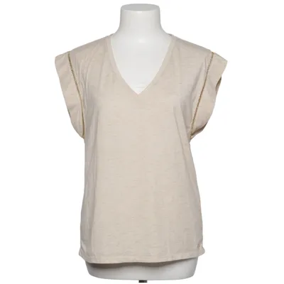 Top (Beige) from Morgan de Toi Metallic fiber, Polyester, Viscose
