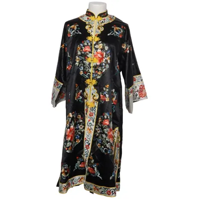 Kimono (Black, Multicolored) from Golden Bee