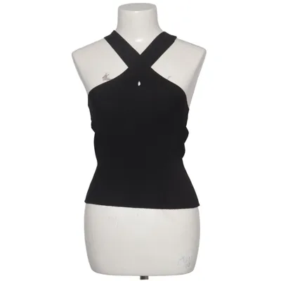 Halter neck top (Black) from Mango Polyamide, Viscose