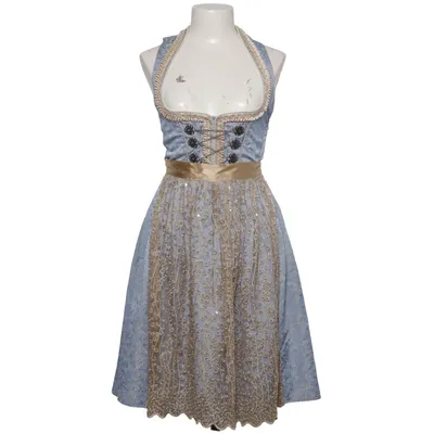 Dirndl (Blå, Beige) fra Fuchs Trachtenmoden