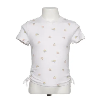 T-shirt (Wit, Meerkleurig) van H&M Katoen, Elastaan