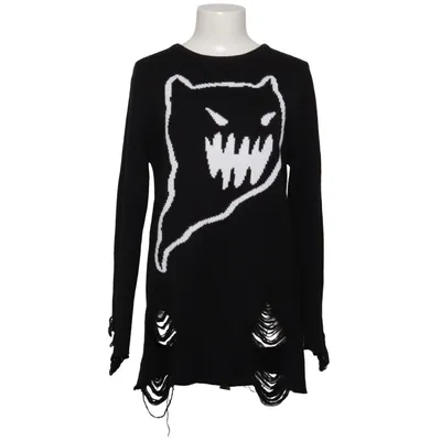 Sweater (Sort, Hvid) fra Killstar Akryl