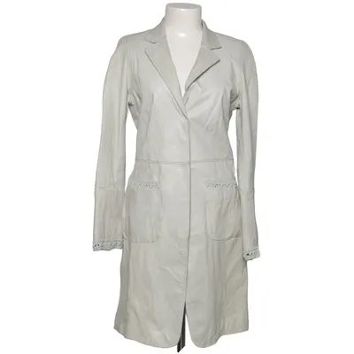 Leather coat (Beige) from Steffen Schraut Leather, Polyester