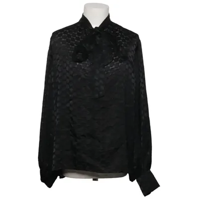 Schluppenbluse (Schwarz) von Saint + Sofia Polyester, Viskose