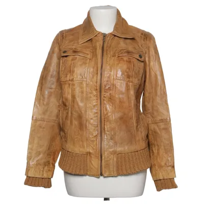 Läderjacka (Bomber 007) från Goosecraft Bomull, Skinn, Polyester