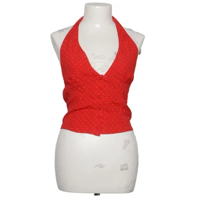 Halterneck top (Rød) fra Bershka Viscose
