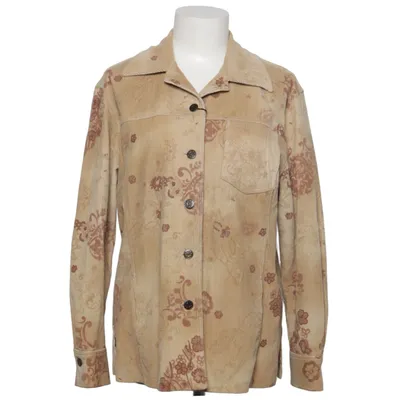 Jacke (Beige, Braun) von Encadée Baumwolle, Elasthan