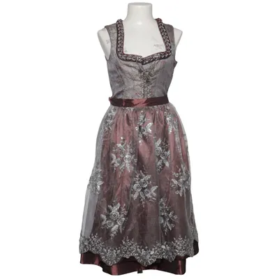 Dirndl (Brun, Silverfärgad) från Country Line Bomull, Polyamid, Polyester, Viskos