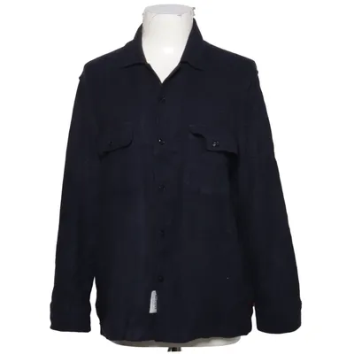 Chemise (Bleu) de Woolrich Viscose, Laine