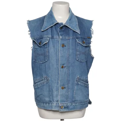 Spijker gilet (Blauw) van Pionér Katoen