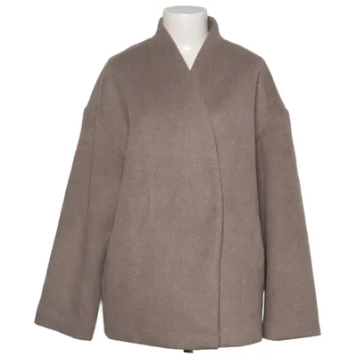 Coat (Beige) from Reserved Polyester, Wool