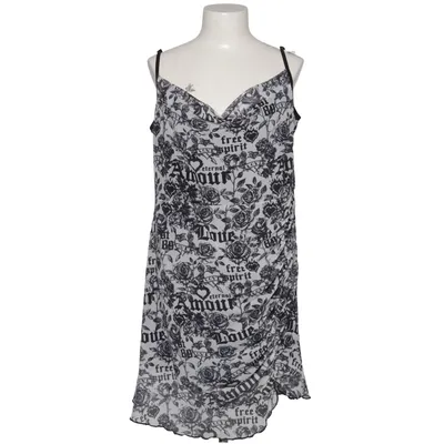 Kjole (Sort, Hvid) fra Primark Elastan, Polyester