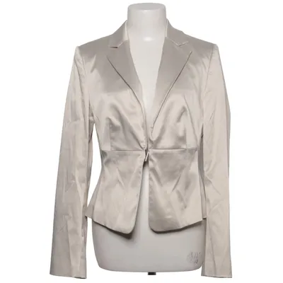 Blazer (Beige) van ESPRIT Collection Katoen, Elastaan, Polyester