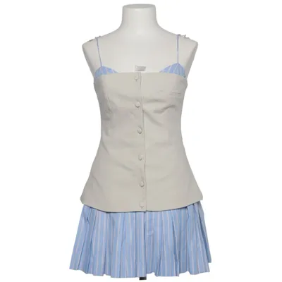 Robe (Bleu, Beige, Blanc) de Zara Coton