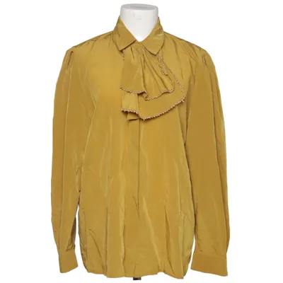 Pussy bow blouse (Yellow) from HMC Acetate, Polyamide