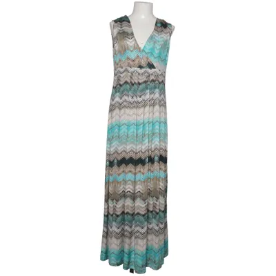 Maxi jurk (Turquoise, Bruin, Wit) van Simplicity New York Elastaan, Viscose