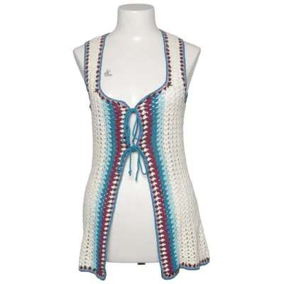 Vest (White, Multicolored) from Hennes Collection by H&M Cotton