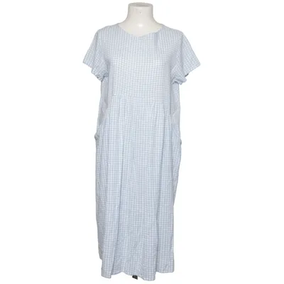 Klänning (Blå, Vit) från Wendy Trendy Bomull, Polyester, Viskos