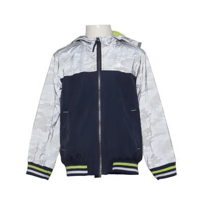 Outdoor jacket (Blue, Gray, Multicolored) from Kiki & Koko Polyester, Viscose