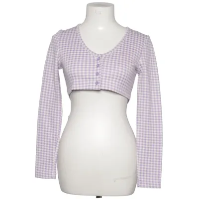 Cardigan (Purple, Multicolored) from Stradivarius