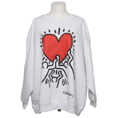 Sweatshirt (Blanc, Rouge, Noir) de Keith Haring Coton, Polyester