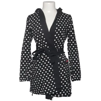 Bathrobe (Black, White) from Hello Kitty Cotton, Polyester
