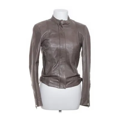 Leather jacket (Gray) from Zara Woman